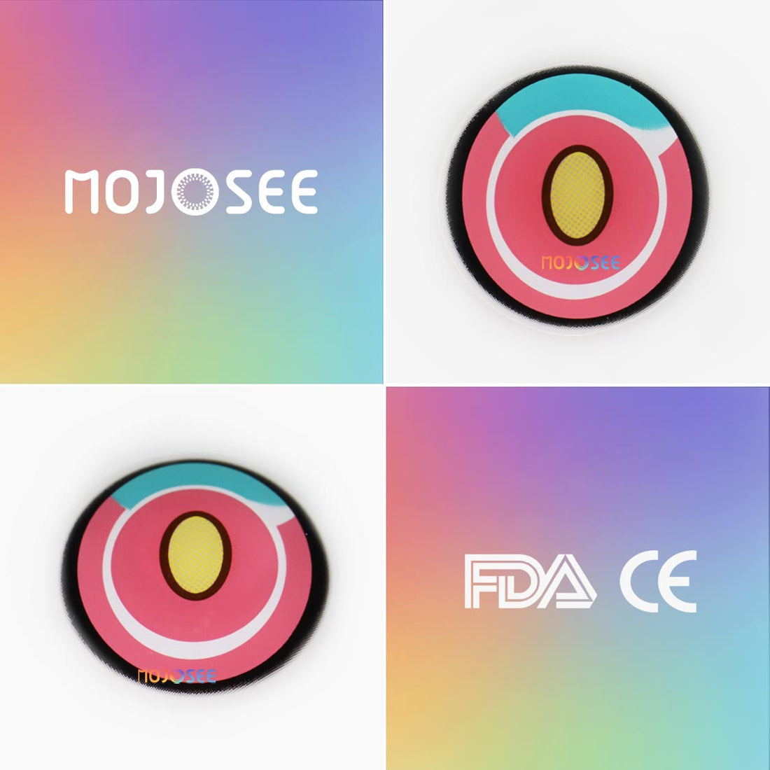 Titan Pink Colored Contact Lenses for Men