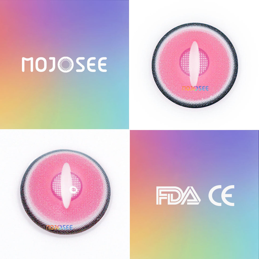 Nezuko Demon Cosplay Contact Lenses for Men – Demon Slayer