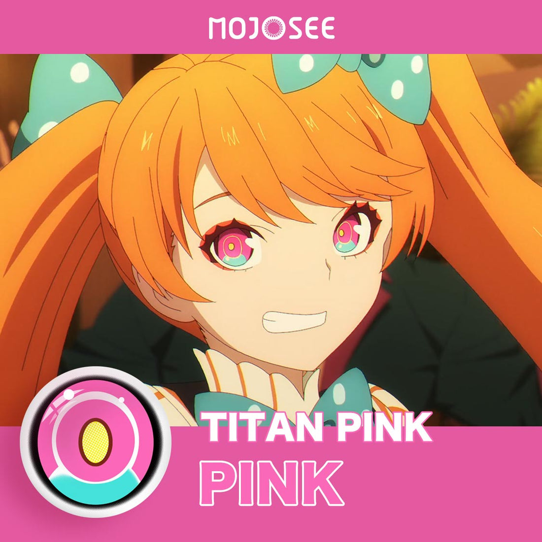 Titan Pink Colored Contact Lenses