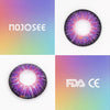 Vika Tricolor Violet-b Colored Contact Lenses