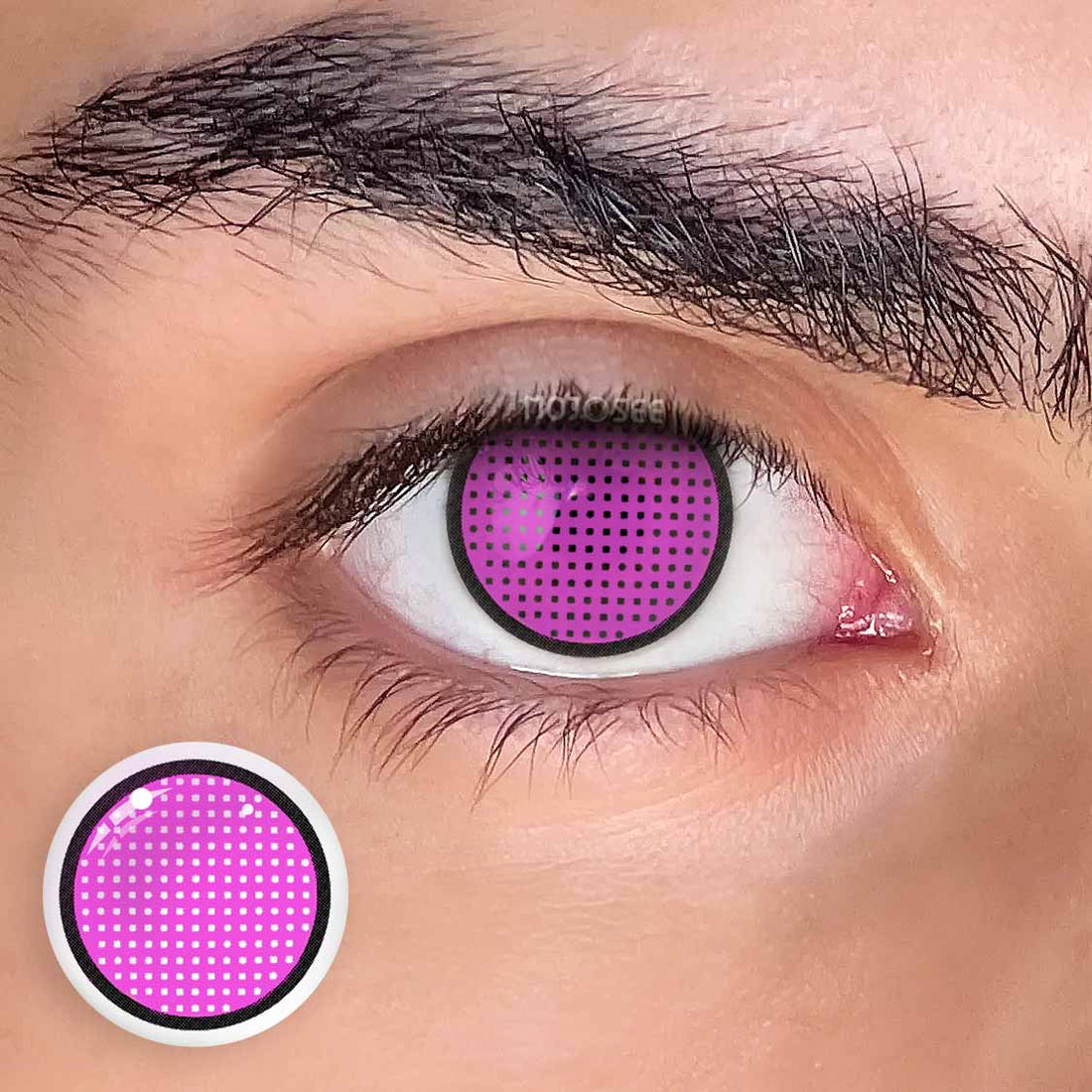 Rose Mesh Colored Contact Lenses for Men