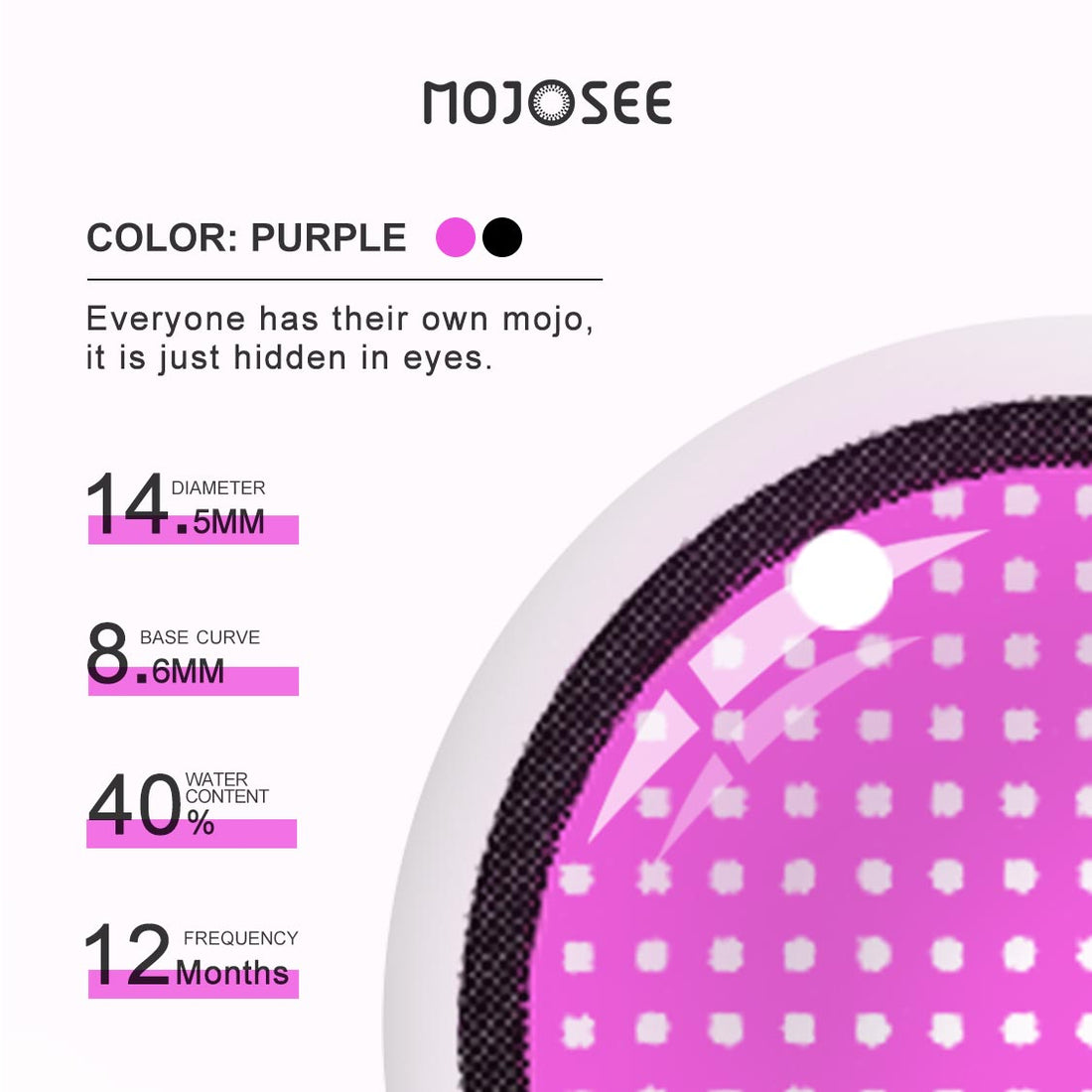 Rose Mesh Colored Contact Lenses for Men