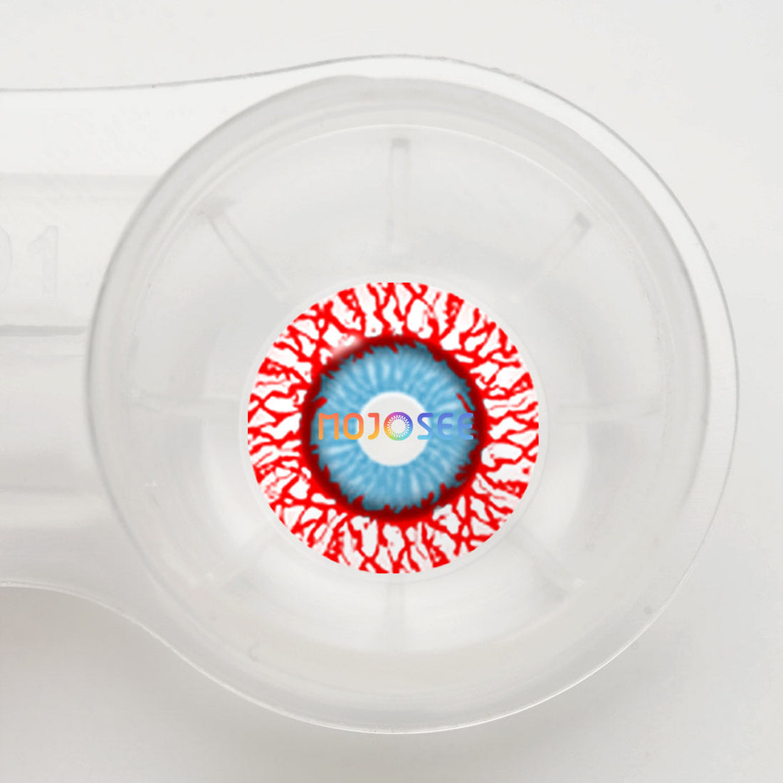 Bloodshot Infected Zombie Colored Contact Lenses for Men