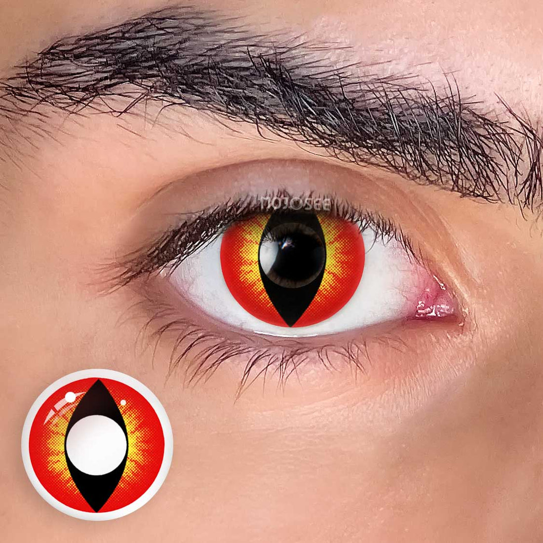Cat Eyes Red Contacts Colored Contact Lenses