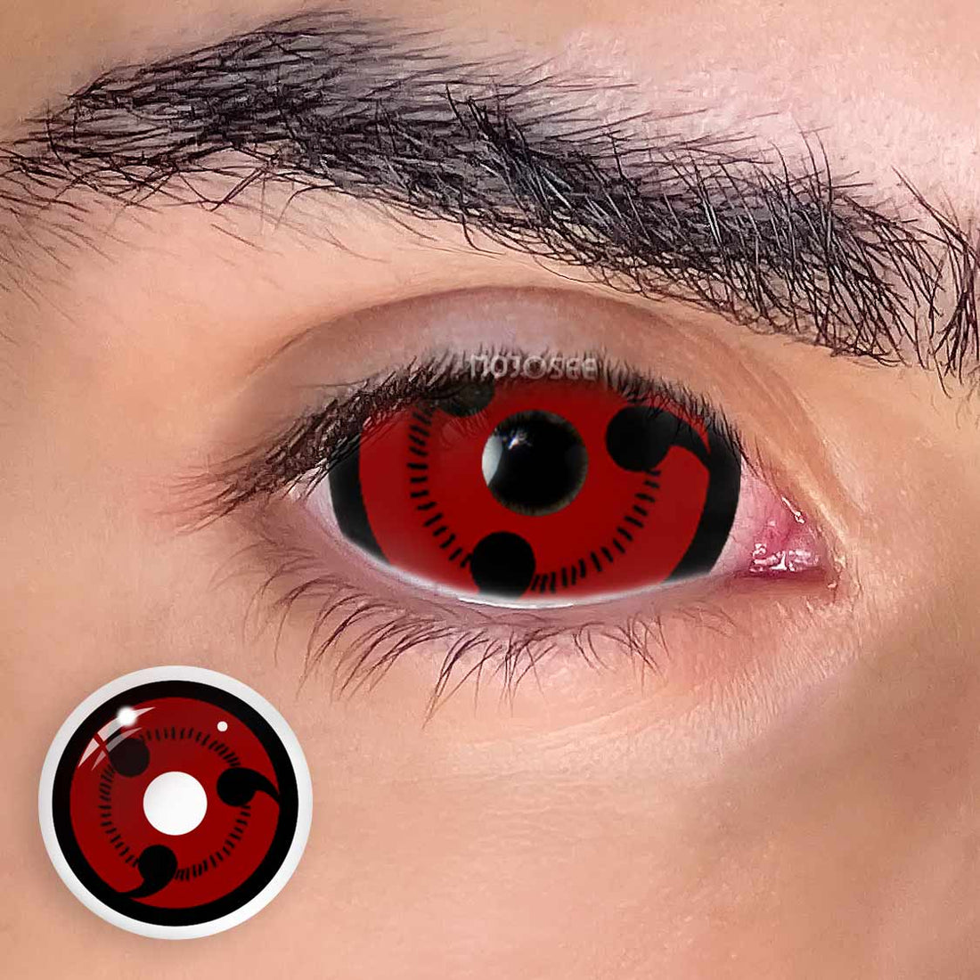 Sharingan III Cosplay Contact Lenses for Men – Naruto