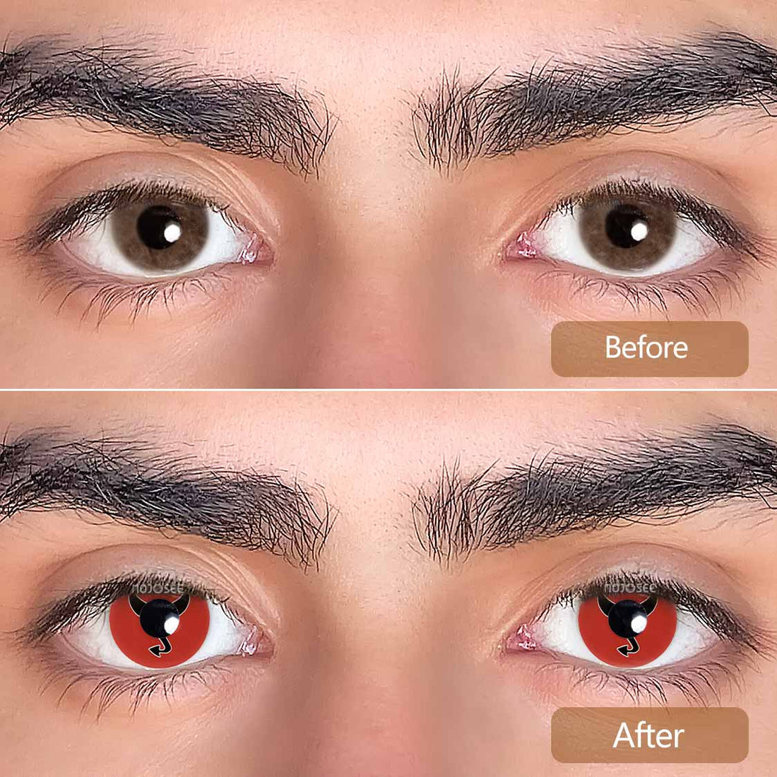 Little devil Colored Contact Lenses for Men