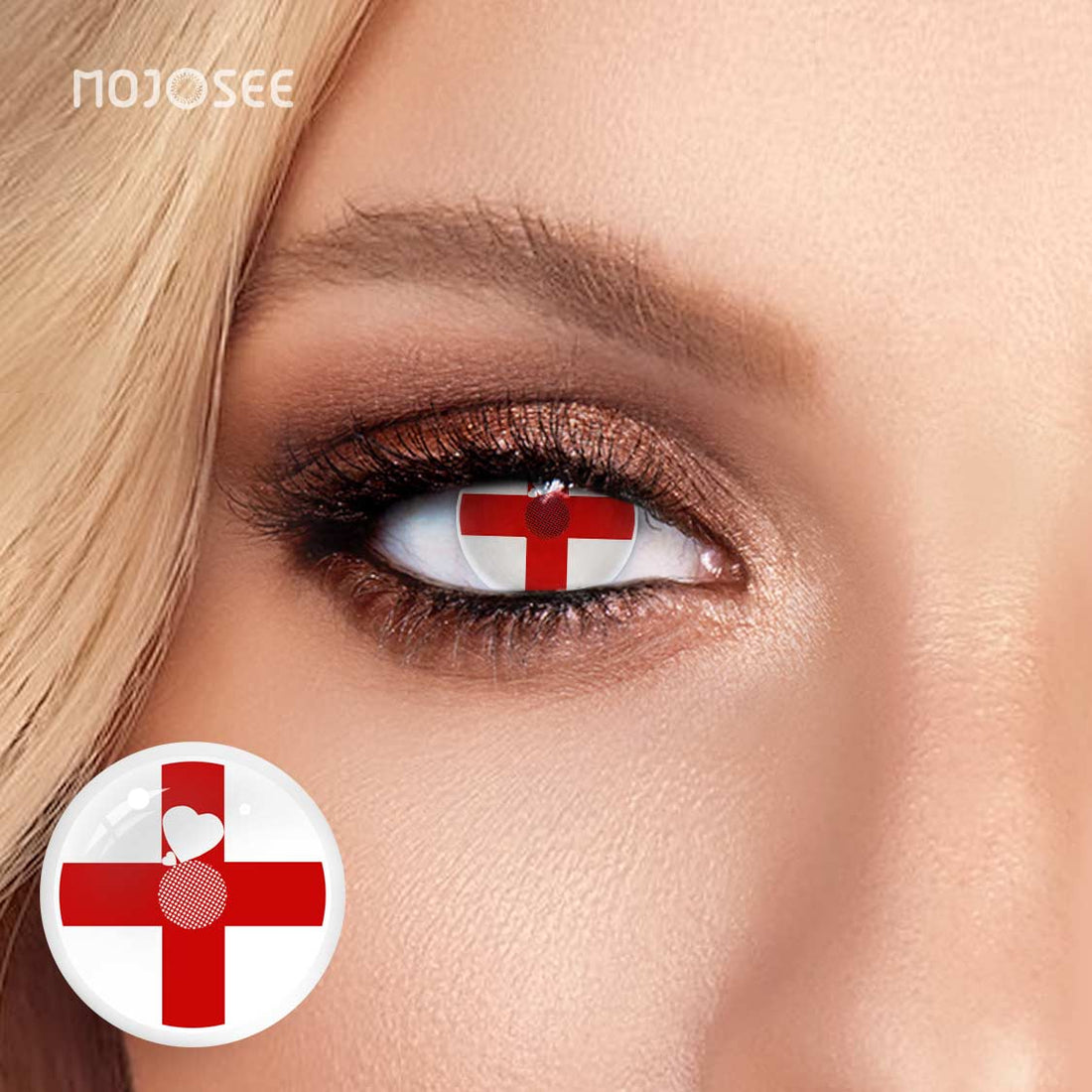 Red Cross Colored Contact Lenses