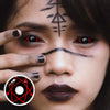 【The Maximum Diameter】Red Star Trails Sclera Colored Contact Lenses