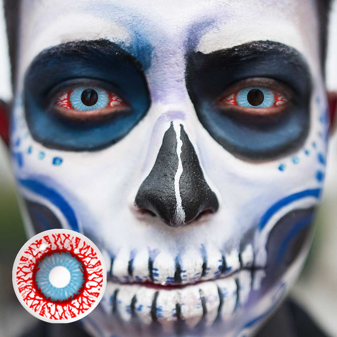 Bloodshot Infected Zombie Colored Contact Lenses