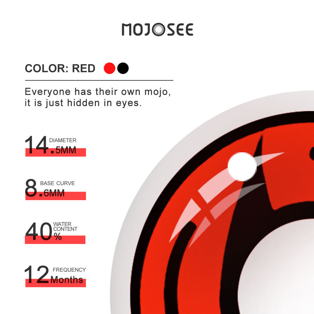 Sharingan Bladed Cosplay Contact Lenses for Men – Naruto