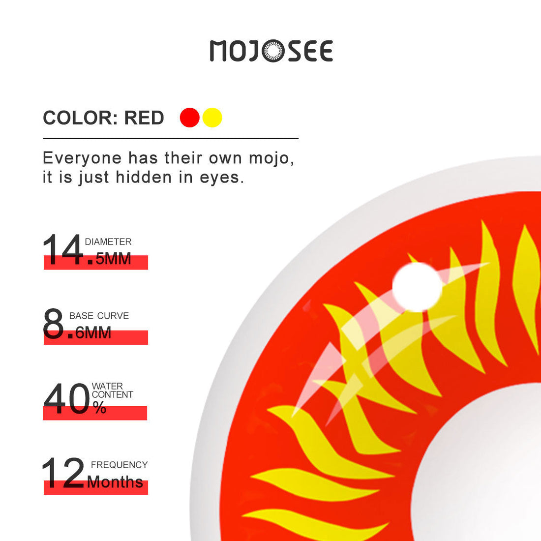 Wolf Eyes Colored Contact Lenses for Men