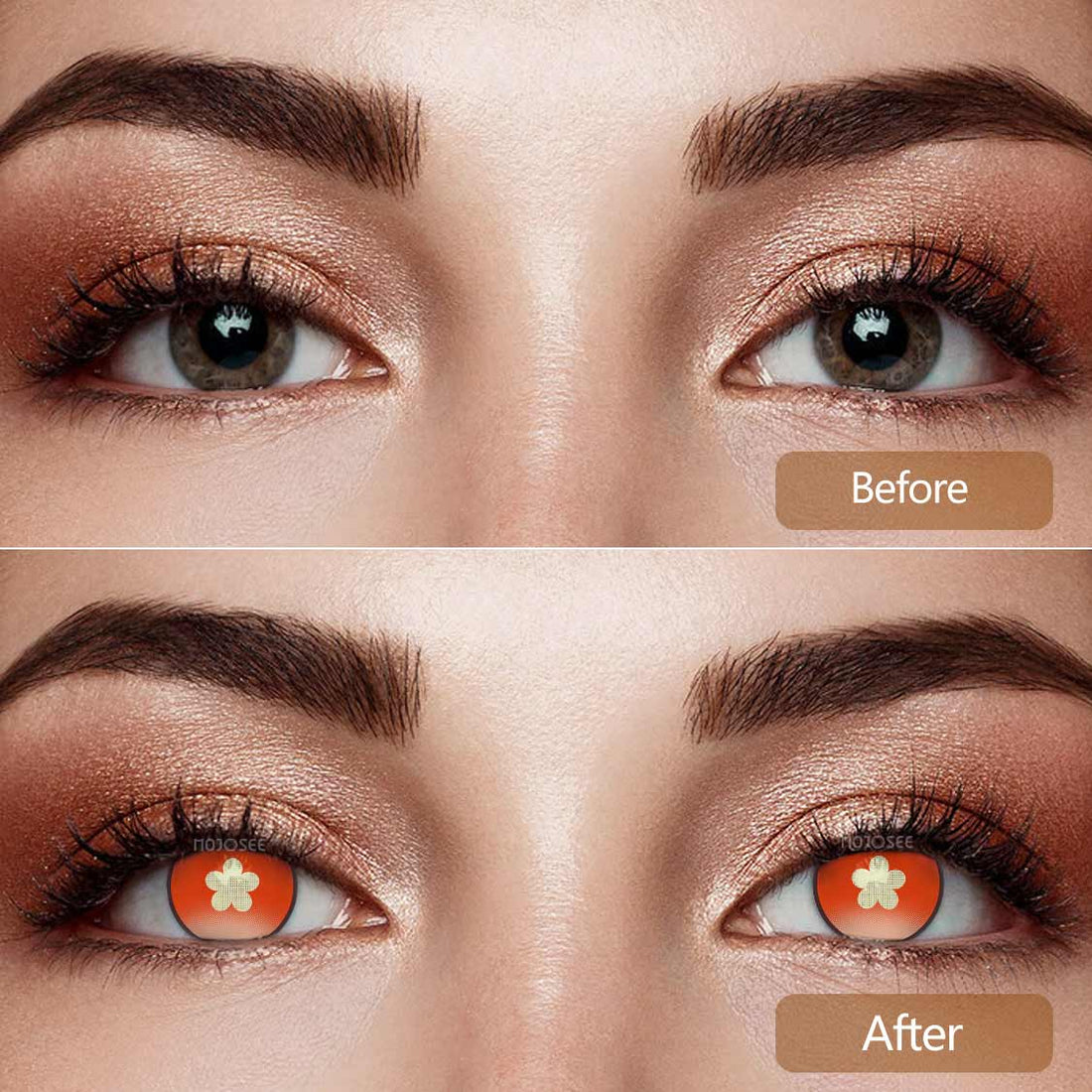 Hutao Red Cosplay Contact Lenses – Genshin Impact