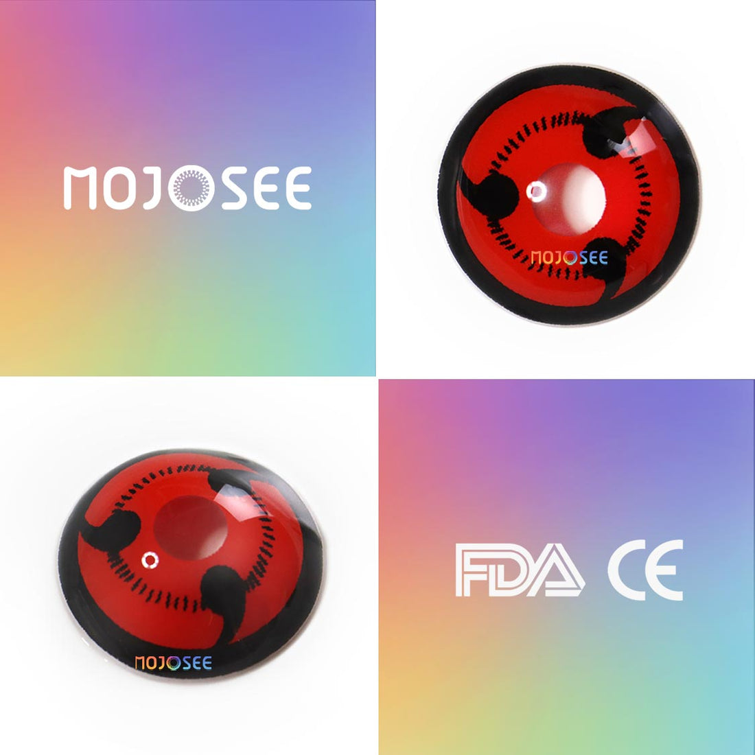 Sharingan III Cosplay Contact Lenses – Naruto