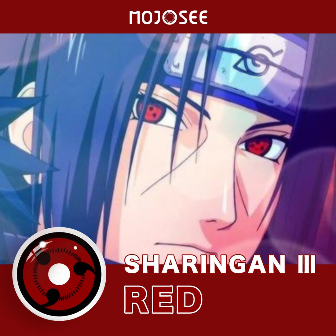 Sharingan III Cosplay Contact Lenses for Men – Naruto