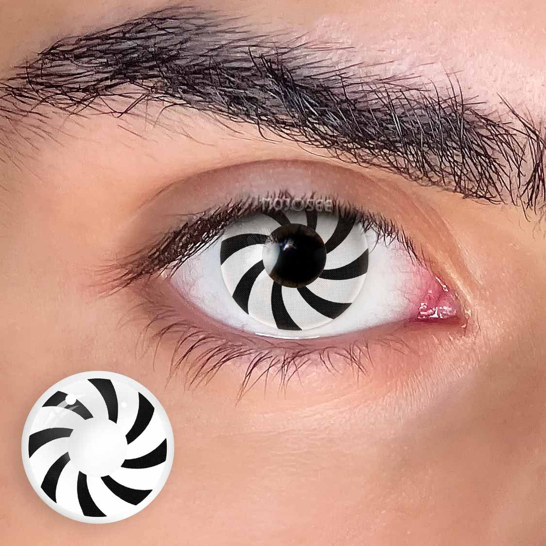 Optical Illusion Colored Contact Lenses for Men