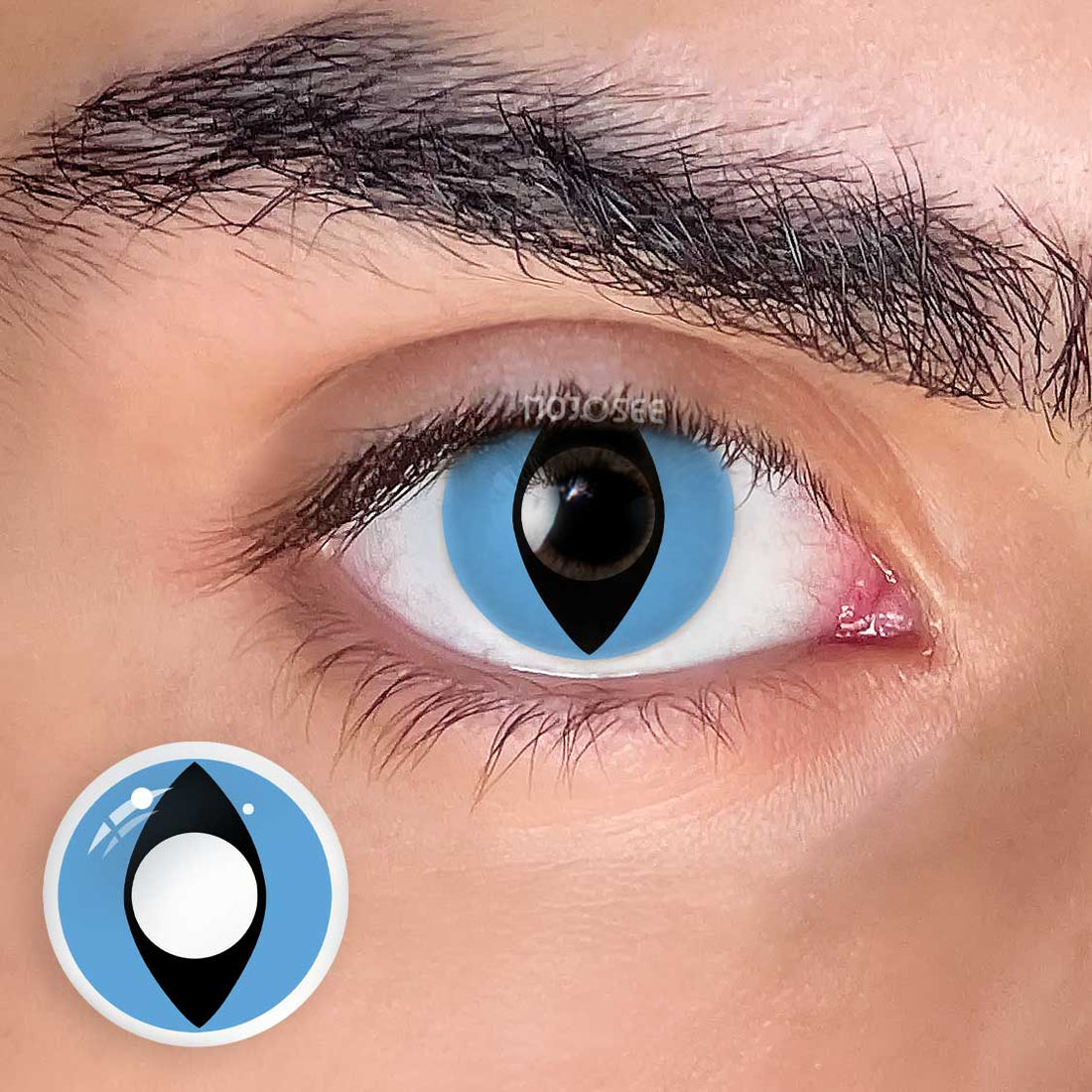 Cat Eyes Blue Contacts Colored Contact Lenses