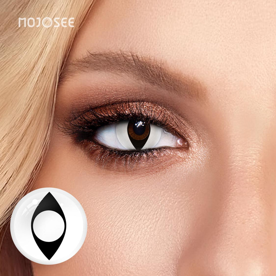 White Cat Eye Colored Contact Lenses