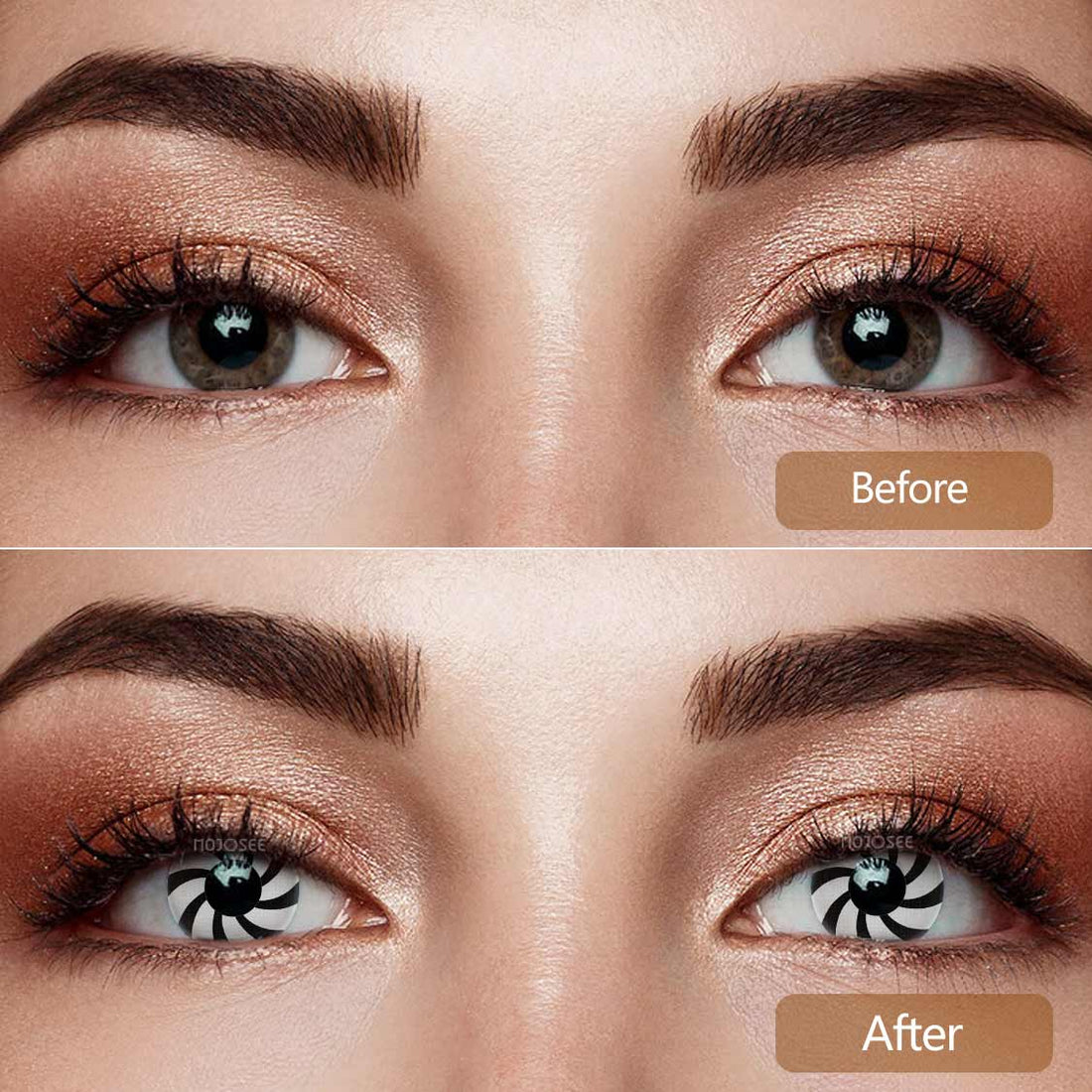 Optical Illusion Colored Contact Lenses