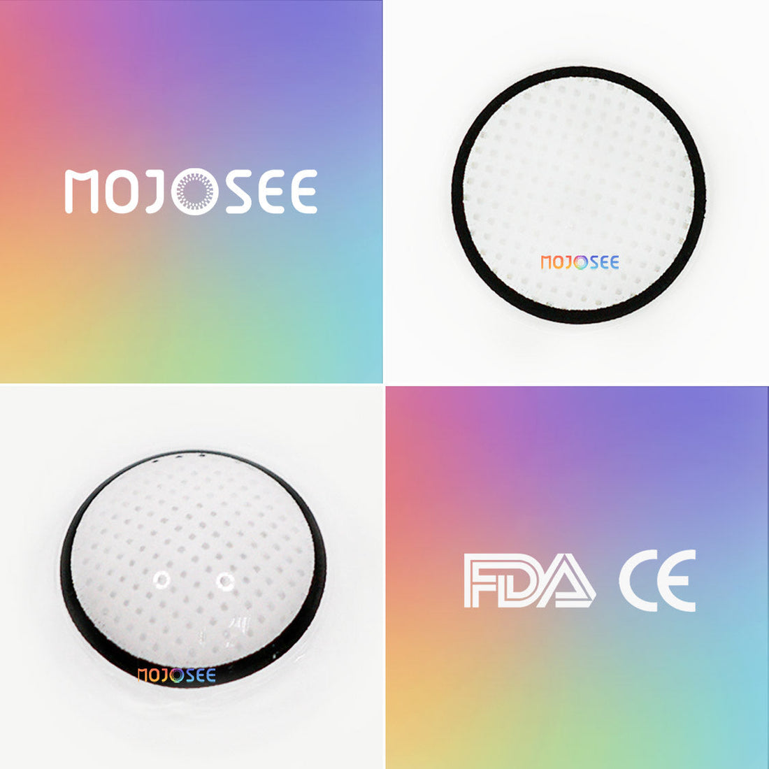 White Manson Mesh Colored Contact Lenses for Men