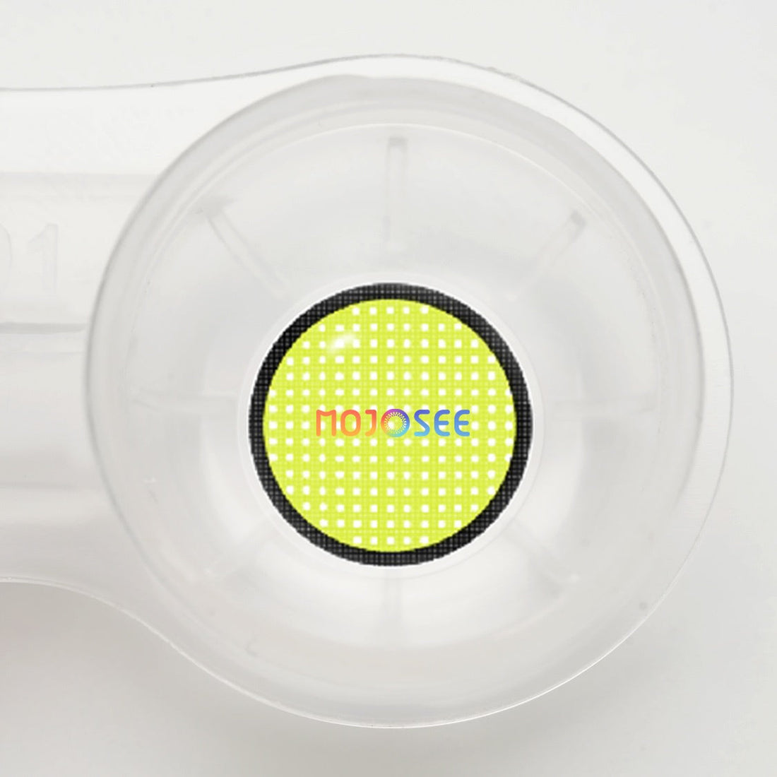 Yellow Mesh Colored Contact Lenses for Men