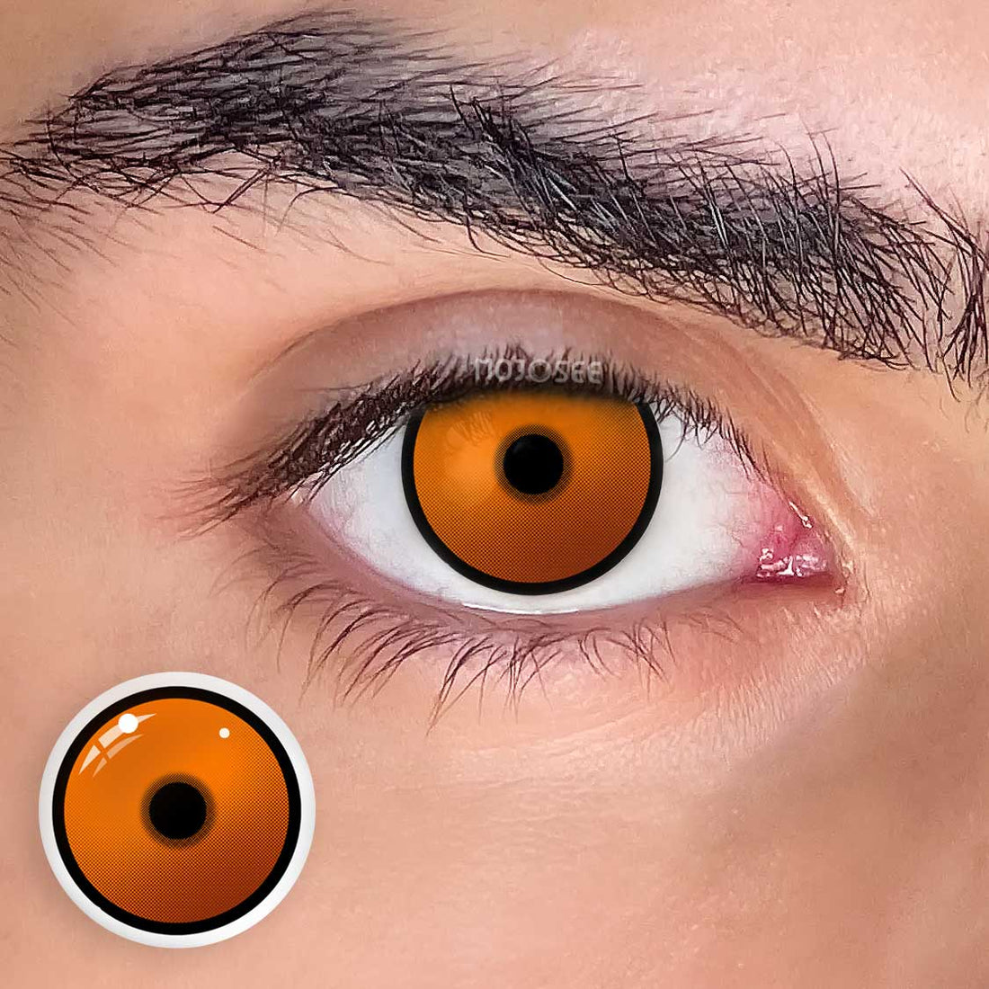 Maple Colored Contact Lenses for Men