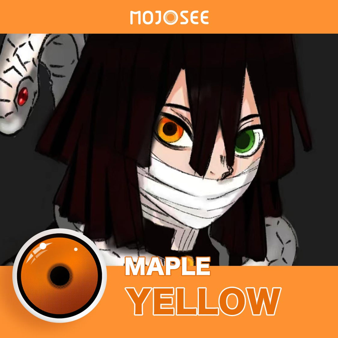 Maple Colored Contact Lenses for Men