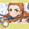 Genshin Anime Yellow Colored Contact Lenses