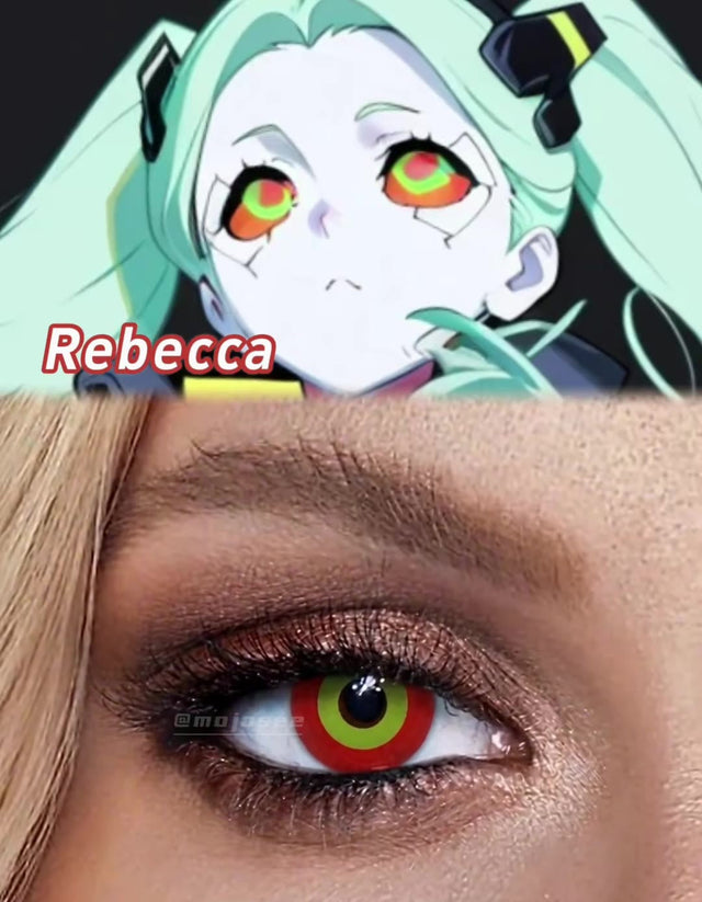Rebecca's Target-Ring Eyes: a Red Lens That Keeps Its Depth