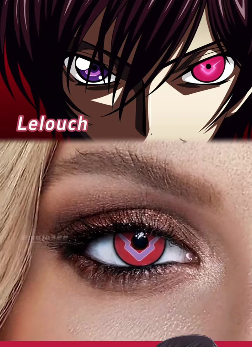 Lelouch's Geass Eye: the Etched-or-Stickered Test