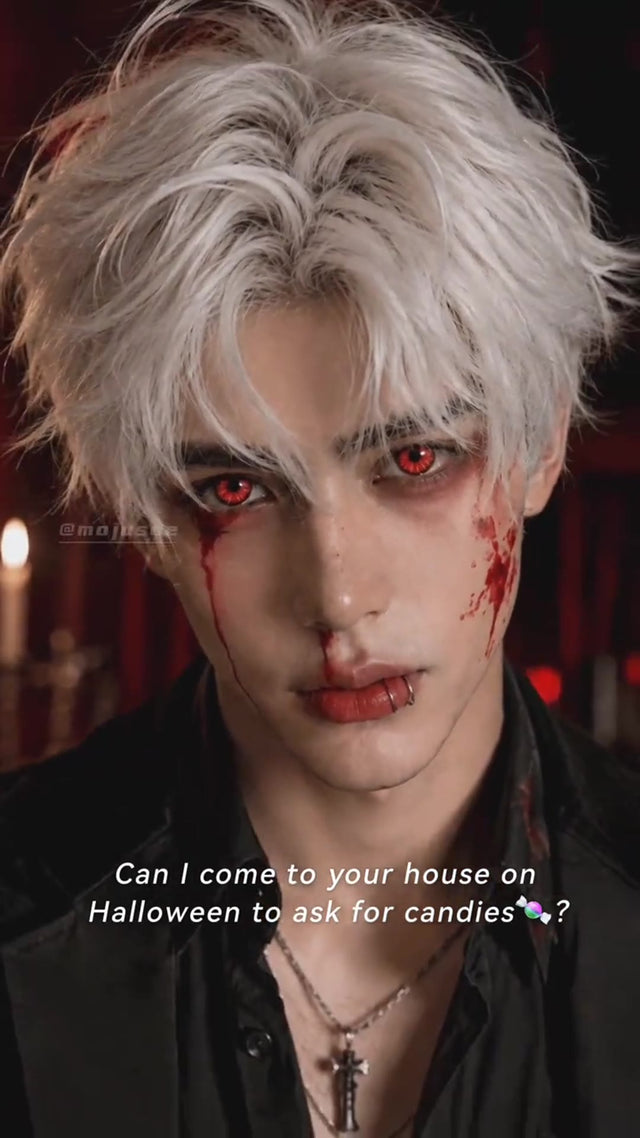 Halloween Vampire, But Make Him Pretty: the Blood-Tear Formula