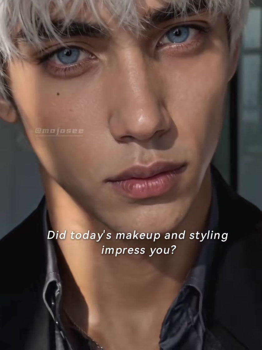 Silver Hair Washing You Out? Ice-Blue Eyes Are the Missing Anchor