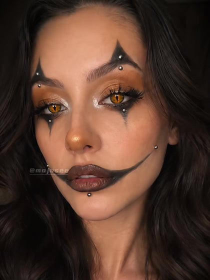 Slit-Pupil Contacts Usually Read as Plastic - Here Is the Halloween Look That Fixes It