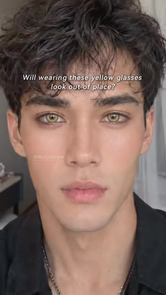 “Will These Yellow Contacts Look Out of Place?” - Filmed With No Makeup at All