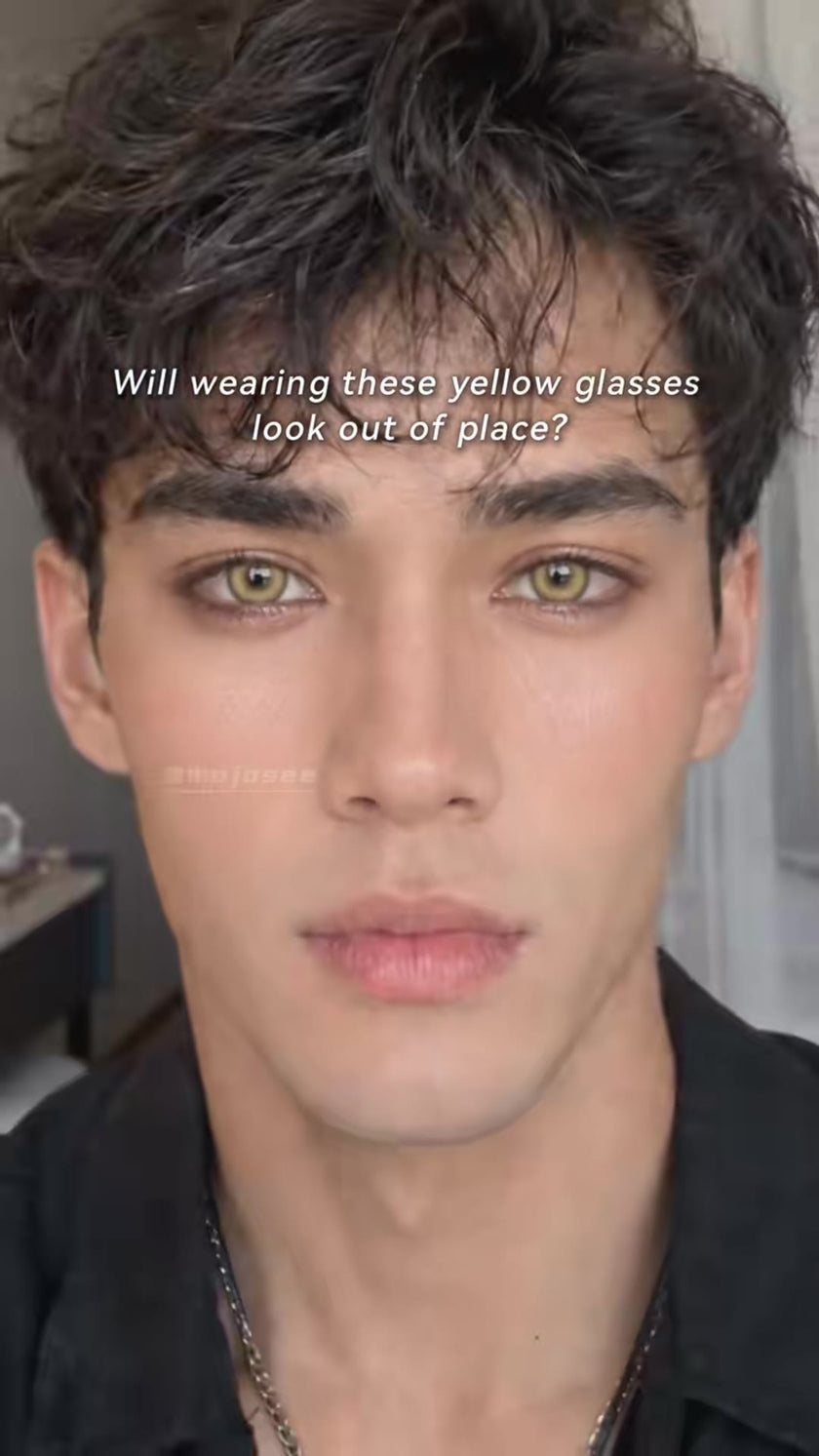 “Will These Yellow Contacts Look Out of Place?” - Filmed With No Makeup at All