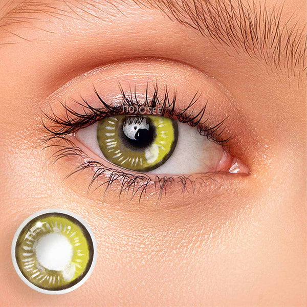 Yellow Contacts: From Anime Gold to Halloween Amber