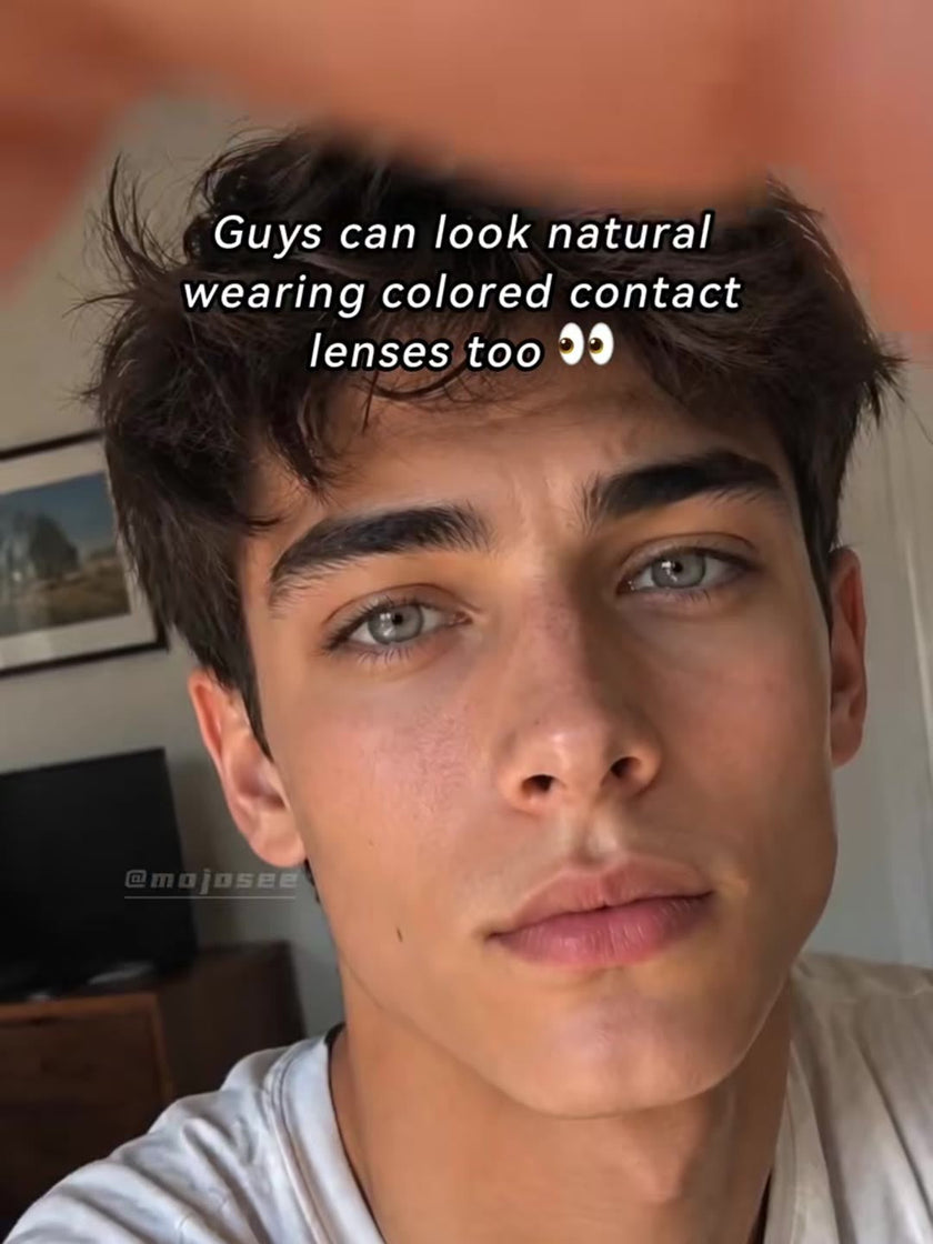 How Does Sun-kissed Tiffany Look on a Man Without Heavy Eye Makeup?