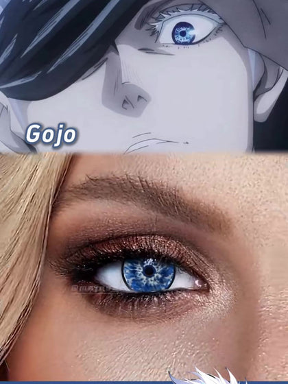 Gojo's Six Eyes on Brown Eyes: Does This Blue Actually Match?