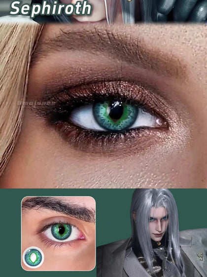 sephiroth green slit pupil lens test