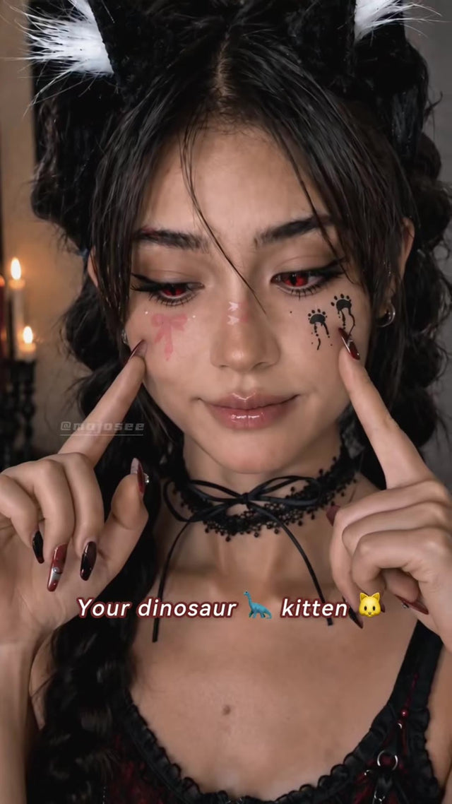One Eye In, One Eye Out: Watch a Red Slit Pupil Take Over