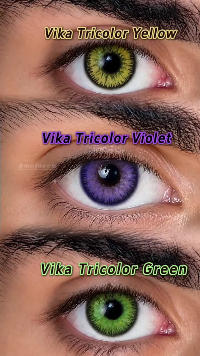 Yellow, Violet or Green? All Three on the Same Brown Eye