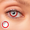 Red White Gear Colored Contact Lenses