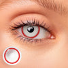 Red Gauge Rim Colored Contact Lenses