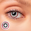 Red White Crack Colored Contact Lenses