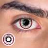 Red White Crack Colored Contact Lenses for Men