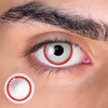Red Gauge Rim Colored Contact Lenses for Men