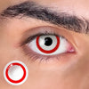 Red White Gear Colored Contact Lenses for Men
