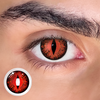 Crimson Dragon Slit Pupil Colored Contact Lenses for Men