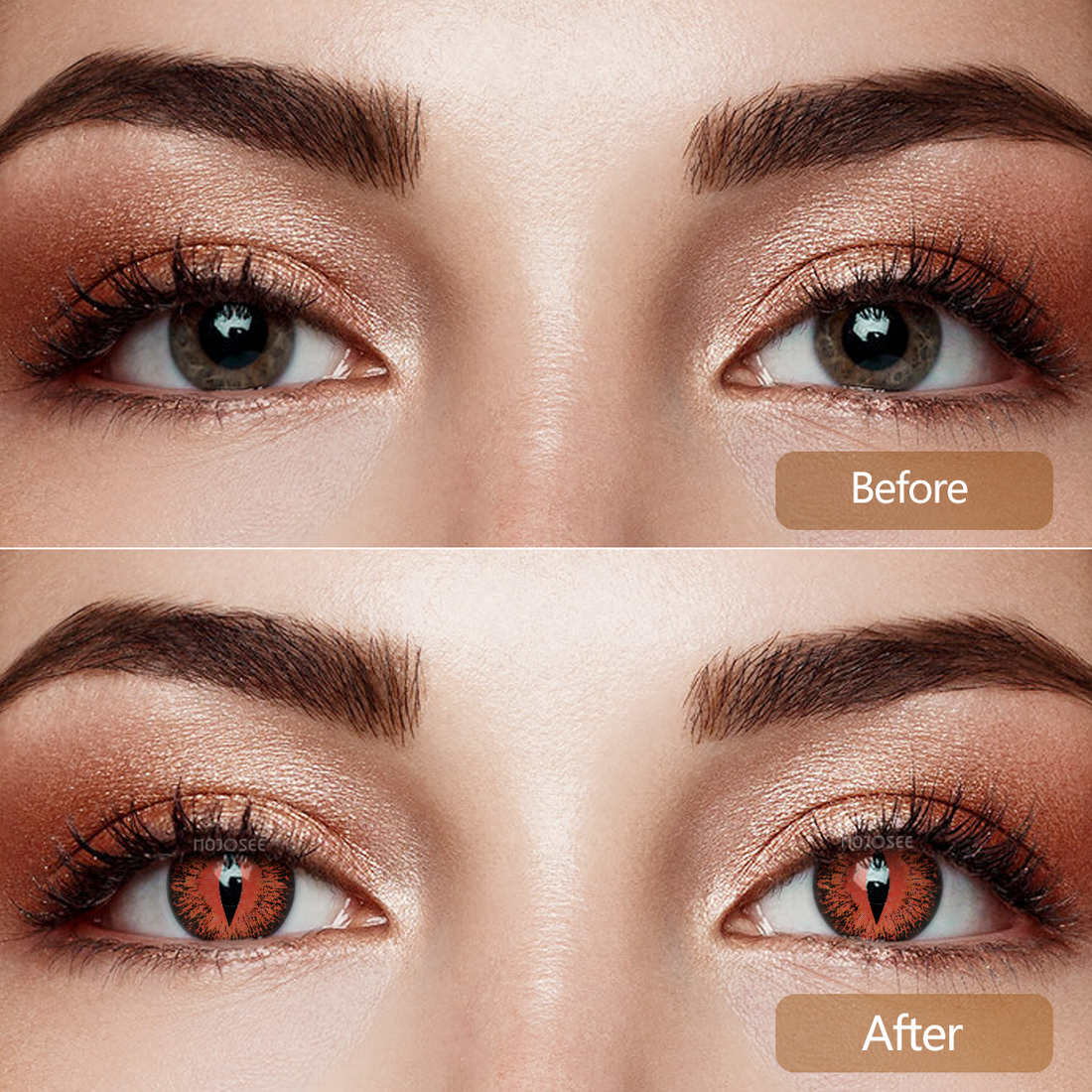 Crimson Dragon Eye Colored Contact Lenses