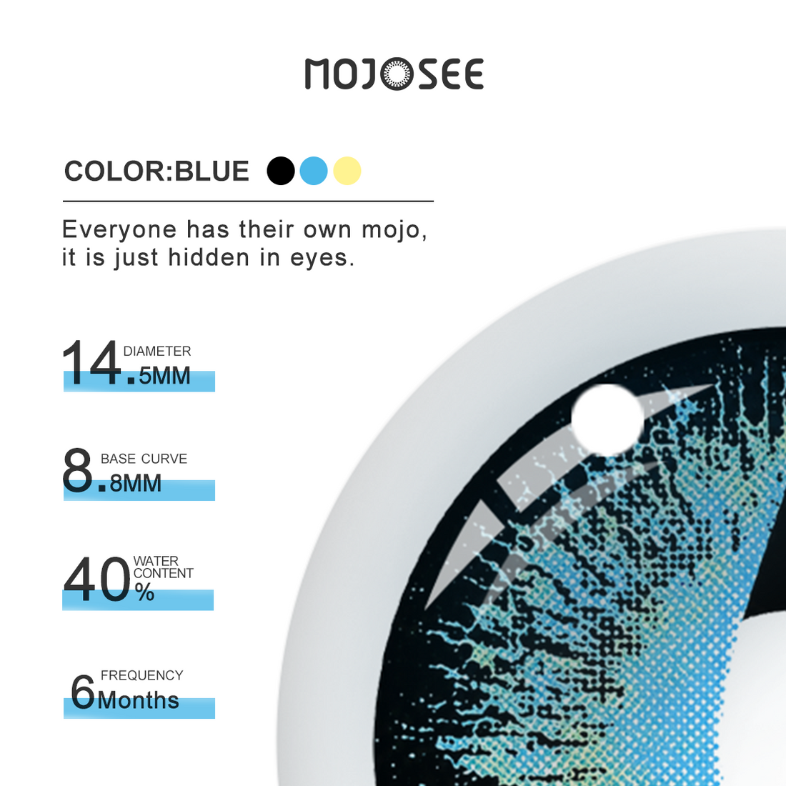 Frost Dragon Eye Colored Contact Lenses for Men