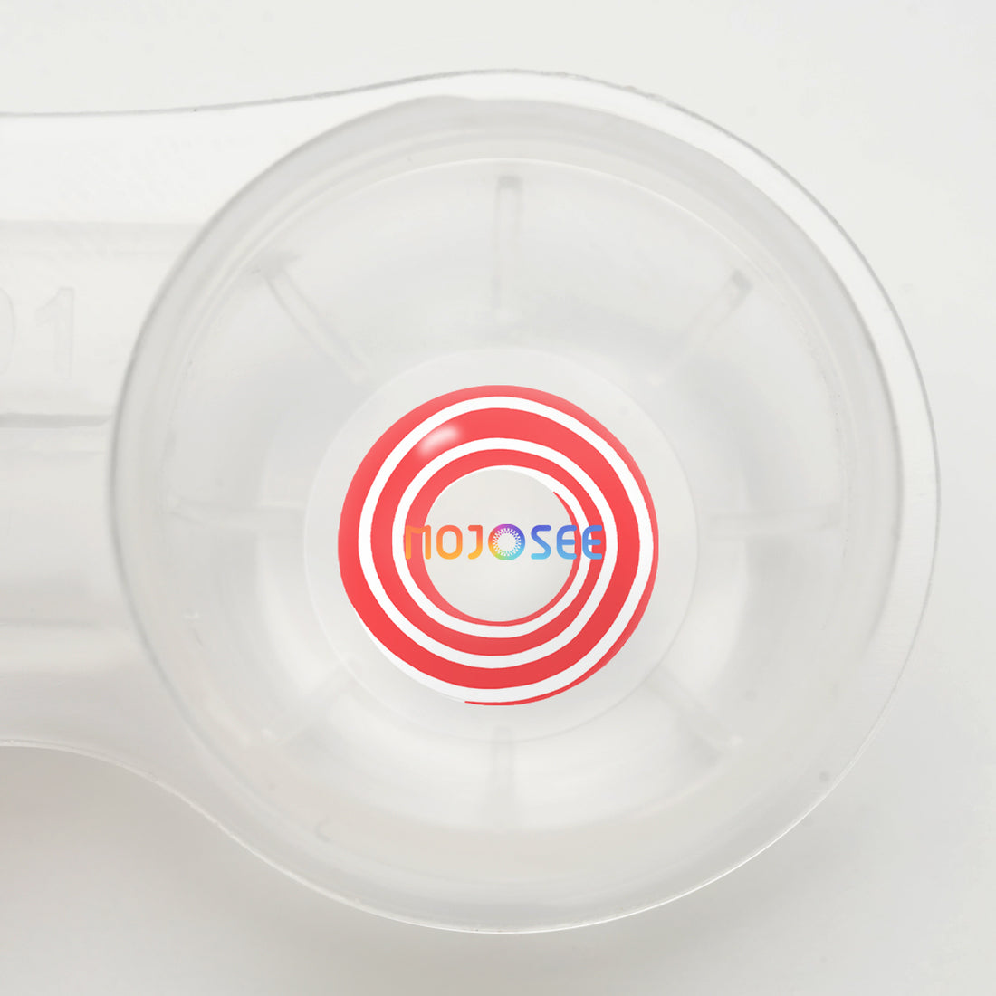 Red White Hypno Rings Colored Contact Lenses